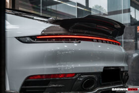 DarwinPRO 2019-2024 Porsche 911 992 Carrera S & 4 & 4S BKSSII Style Trunk Wing - image 6