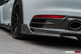 DarwinPRO 2019-2024 Porsche 911 992 Carbon Fiber Rear Lip DarwinPRO (BKSS) Fits Carrera, S, 4, 4S, Targa, Cabriolet - image 4