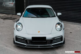 DarwinPRO 2019-2024 Porsche 911 992 Carbon Fiber Front Middle Lip DarwinPRO (BKSS) Fits Carrera, S, 4, 4S, Targa, Cabriolet - image 2
