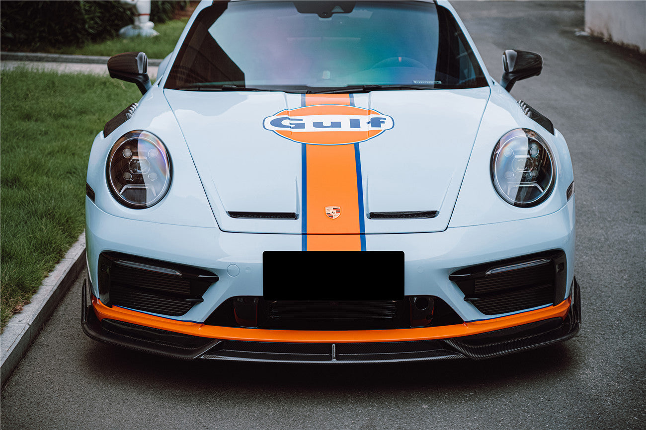 DarwinPRO 2019-2024 Porsche 911 992 Carrera Targa S 4 4S SD-Sport Design Modl BKSS Style Front Lip