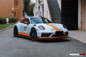 DarwinPRO 2019-UP Porsche 911 992 Carbon Fiber Side Skirts DarwinPRO (BKSS) Fits Carrera, S, 4, 4S, Targa, Cabriolet - image 9