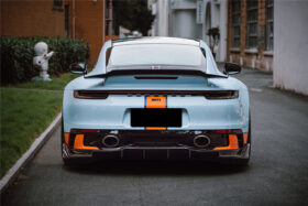 DarwinPRO 2019-2024 Porsche 911 992 Carrera & Targa S & 4 & 4S SD-Sport Design Modl BKSS Style Rear Lip - image 1