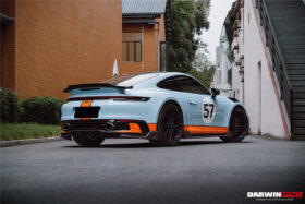 DarwinPRO 2019-2024 Porsche 911 992 Carrera & Targa S & 4 & 4S SD-Sport Design Modl BKSS Style Rear Lip - image 4