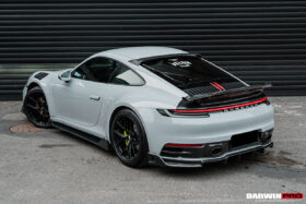 DarwinPRO 2019-UP Porsche 911 992 Carbon Fiber Side Skirts DarwinPRO (BKSS) Fits Carrera, S, 4, 4S, Targa, Cabriolet - image 8