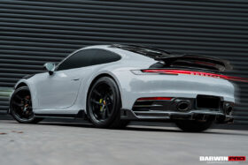 DarwinPRO 2019-2024 Porsche 911 992 2C 4C Carrera S 4 4S BKSS Style Carbon FIber Roof Spoiler - image 4