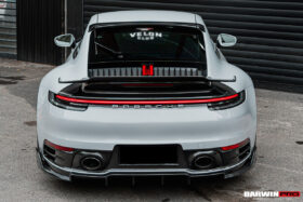 DarwinPRO 2019-2024 Porsche 911 992 2C 4C Carrera S 4 4S BKSS Style Carbon FIber Roof Spoiler - image 3