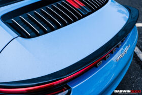 DarwinPRO 2019-UP Porsche 911 992 Carrera S 4 4S Targa Cabriolet BKSS Style Trunk Wing - image 10