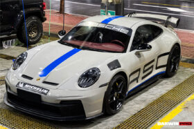 DarwinPRO 2019-UP Porsche 911 992 Carbon Fiber Side Skirts DarwinPRO (GT3) Fits Carrera, S, 4, 4S, Targa, Cabriolet - image 3
