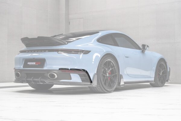 DarwinPRO 2019-2024 Porsche 911 992 SD-Sport Design Model Carbon Fiber Rear Bumper Vent Trims DarwinPRO (BKSSII) Fits Carrera, S, 4, 4S, Targa, Cabriolet