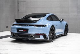 DarwinPRO 2019-2024 Porsche 911 992 SD-Sport Design Model Carbon Fiber Rear Lip DarwinPRO (BKSSII) Fits Carrera, S, 4, 4S, Targa, Cabriolet - image 1