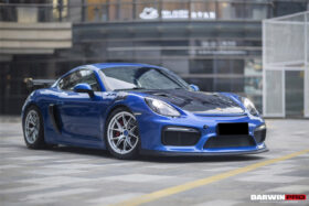 DarwinPro Aerodynamics DarwinPRO 981 Boxster Cayman GT4 Style Carbon Fiber Quarter Panel Side Scoops - Image 2