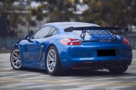 DarwinPro Aerodynamics DarwinPRO 718 981 Boxster Cayman GT4 Style Style Carbon Fiber Trunk Spoiler Wing