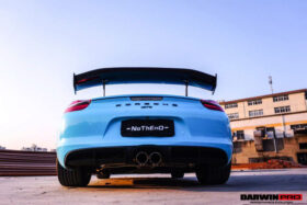 DarwinPro Aerodynamics DarwinPRO 981 Boxster Cayman GT4 Style Carbon Fiber Rear Diffuser - Image 9