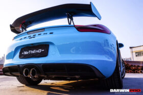 DarwinPro Aerodynamics DarwinPRO 981 Boxster Cayman GT4 Style Carbon Fiber Rear Diffuser - Image 10