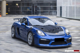 DarwinPro Aerodynamics DarwinPRO 981 Boxster Cayman GT4 Style Carbon Fiber Quarter Panel Side Scoops - Image 5