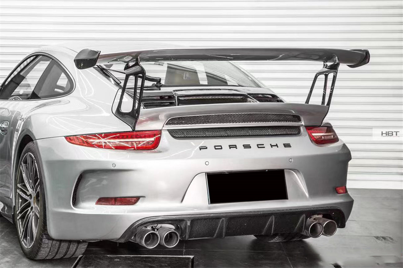 DarwinPro Aerodynamics DarwinPRO 911 991.1 Carrera & S & 4S GT3RS Style Trunk Spoiler Wing - Image 2