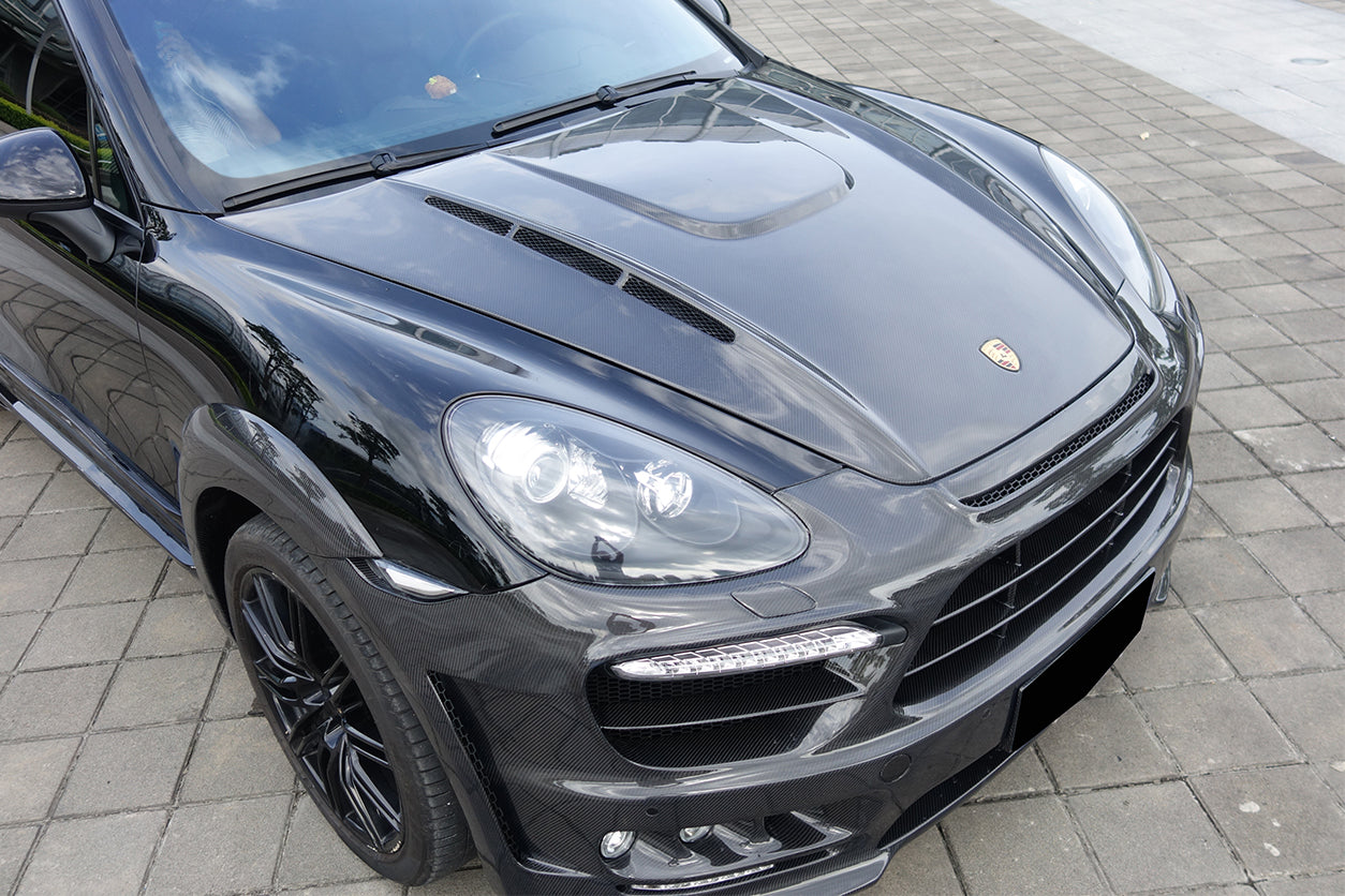 DarwinPRO 2011-2014 porsche Cayenne 958.1 HM Style Carbon Fiber Hood