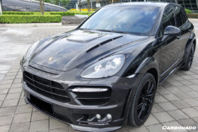 DarwinPRO 2011-2014 porsche Cayenne 958.1 HM Style Carbon Fiber Hood - image 6