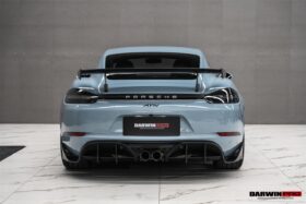 DarwinPro Aerodynamics DarwinPRO 718 Cayman And Boxster Stuttmate Carbon Fiber Rear Diffuser - Image 6