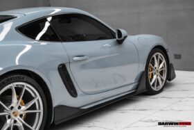 DarwinPro Aerodynamics DarwinPRO 718 Cayman And Boxster Stuttmate Carbon Fiber Side Skirts - Image 6