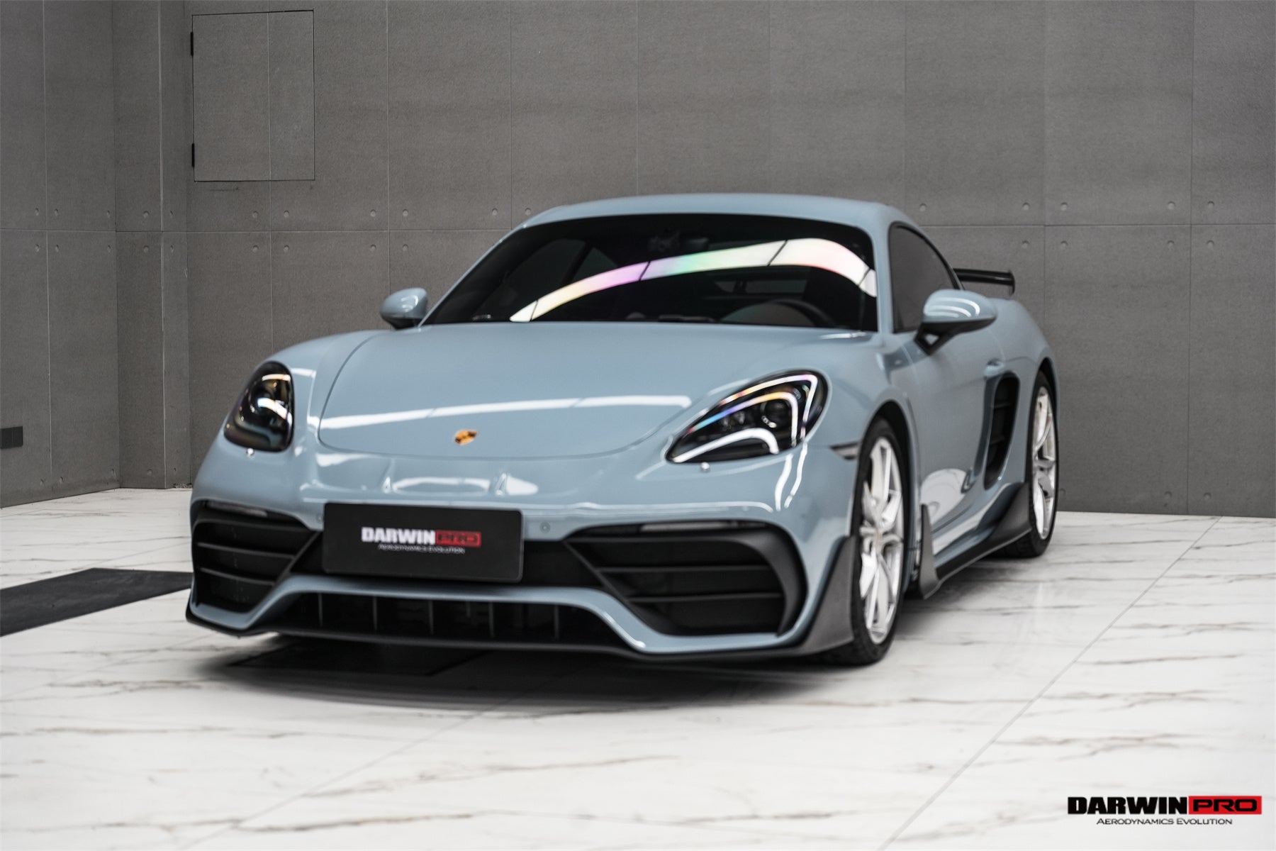DarwinPro Aerodynamics DarwinPRO 718 Cayman And Boxster Stuttmate Part Carbon Fiber Front Bumper - Image 2