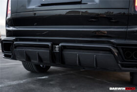 DarwinPRO 2018-2024 Rolls-Royce Cullinan BKSS Style Carbon Fiber Rear Lip Diffuser With Exhaust tips - image 5