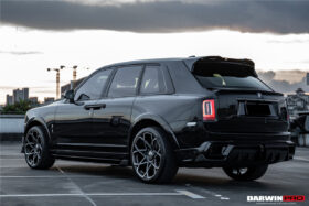 DarwinPRO 2018-2024 Rolls-Royce Cullinan BKSS Style Carbon Fiber Rear Lip Diffuser With Exhaust tips - image 2