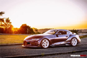 DarwinPRO 2019-UP Toyota GR Supra (J29 & DB) A90 A91 BKSSII Style Part Carbon Fiber Side Skirts & Fender - image 2