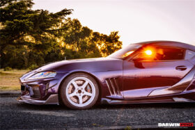 DarwinPRO 2019-UP Toyota GR Supra (J29 & DB) A90 A91 BKSSII Style Part Carbon Fiber Side Skirts & Fender - image 4