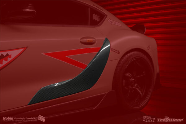DarwinPRO 2019-UP Toyota GR Supra (J29 & DB) A90 A91 OEM Style Carbon Fiber Door Penal Garnish Trim Replacement