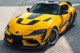 DarwinPRO 2019-UP Toyota GR Supra (J29 & DB) A90 A91 BKSS Style Carbon Fiber Front Canards - image 1