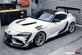 DarwinPRO 2019-UP Toyota GR Supra (J29 & DB) A90 A91 BKSS Style Carbon Fiber Front Canards - image 10