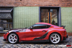 DarwinPRO 2019-UP Toyota GR Supra (J29 & DB) A90 A91 BKSS Style Carbon Fiber Trunk Spoiler with LED Light - image 7