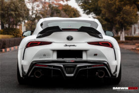 DarwinPRO 2019-UP Toyota GR Supra (J29 & DB) A90 A91 BKSS Style Carbon Fiber Trunk Spoiler with LED Light - image 2