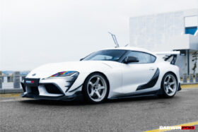 DarwinPRO 2019-UP Toyota GR Supra (J29 & DB) A90 A91 BKSS Style Carbon Fiber Front Bumper Vents - image 2