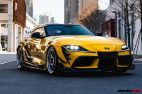 DarwinPRO 2019-UP Toyota GR Supra (J29 & DB) A90 A91 BKSS Style Carbon Fiber Front Bumper Vents - image 8