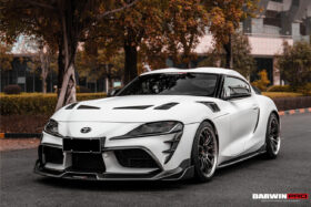 DarwinPRO 2019-UP Toyota GR Supra (J29 & DB) A90 A91 BKSS Style Carbon Fiber Front Lip - image 2