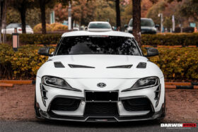 DarwinPRO 2019-UP Toyota GR Supra (J29 DB) A90 A91 BKSS Style Carbon Fiber Hood - image 2