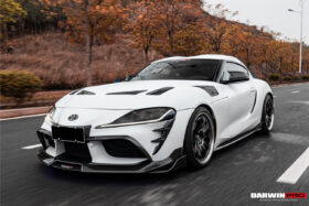 DarwinPRO 2019-UP Toyota GR Supra (J29 DB) A90 A91 BKSS Style Carbon Fiber Hood - image 4