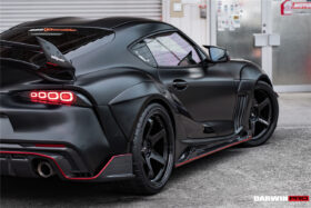 DarwinPRO 2019-UP Toyota GR Supra (J29 & DB) A90 A91 BKSS Style Part Carbon Fiber Rear Bumper - image 2