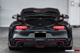 DarwinPRO 2019-UP Toyota GR Supra (J29 & DB) A90 A91 BKSS Style Part Carbon Fiber Rear Bumper - image 3