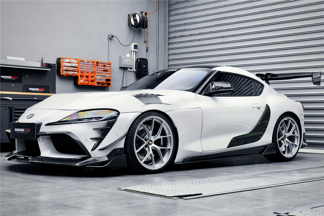 DarwinPRO 2019-UP Toyota GR Supra (J29 & DB) A90 A91 BKSS Style Carbon Fiber Side Skirts
