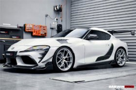 DarwinPRO 2019-UP Toyota GR Supra (J29 & DB) A90 A91 BKSS Style Carbon Fiber Side Skirts - image 2