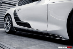 DarwinPRO 2019-UP Toyota GR Supra (J29 & DB) A90 A91 BKSS Style Carbon Fiber Side Skirts - image 5