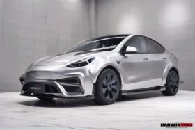 DarwinPRO 2020-2024 Tesla Model Y IMPII Performance Part Carbon Fiber Front Bumper - image 5