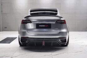 DarwinPRO 2020-2024 Tesla Model Y IMPII Performance Part Carbon Fiber Rear Bumper - image 4