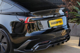 DarwinPRO 2024-2026 Tesla Model 3 Highland RWD AWD PERFORMANCE Carbon Fiber IMP Design Rear Diffuser - image 6