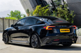 DarwinPRO 2024-2026 Tesla Model 3 Highland RWD AWD PERFORMANCE Carbon Fiber IMP Design Rear Diffuser - image 3