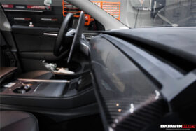 DarwinPRO 2020-2023 Tesla Model 3 Y OEM Style Autoclave Carbon Fiber Dashboard Trim Interior Replacement - image 5