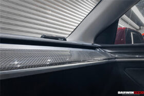 DarwinPRO 2020-2023 Tesla Model 3 Y OEM Style Autoclave Carbon Fiber Dashboard Trim Interior Replacement - image 9
